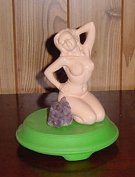 Venus cast in plaster of Paris by Carmen B. Rue, 1989, Monticello, New York.